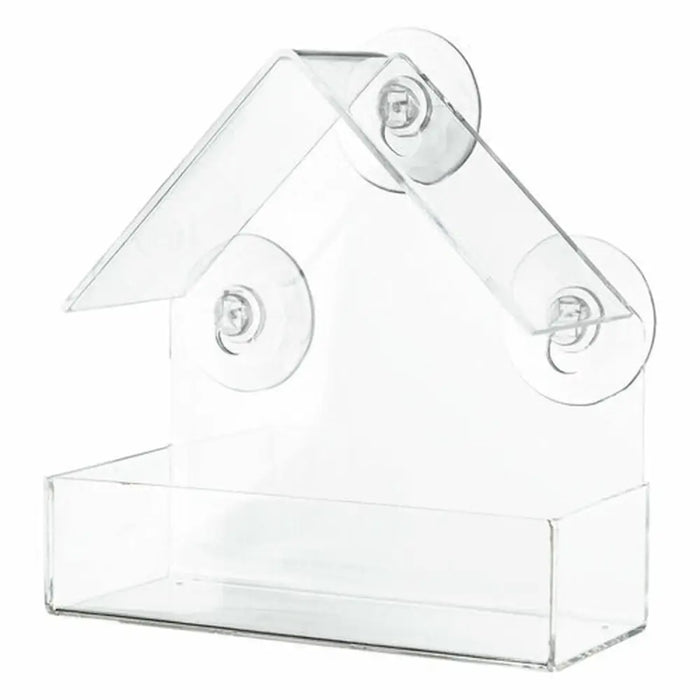 Bird feeder Trixie Transparent 225 ml 15 × 15 × 6 CM - Домашни Животни<<<Дом Градина<<<BigBuy&&&Купички за храна и