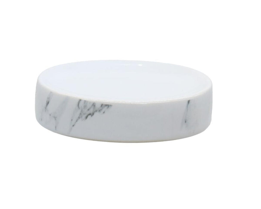 VILLA WHITE MARBLE SOAP DISH