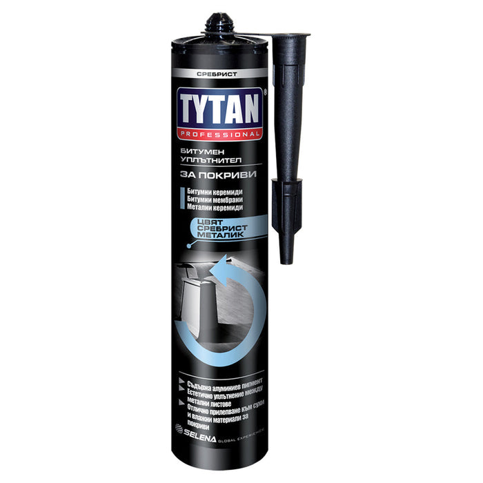 BITUMEN ROOF SEALANT TYTAN PROFESSIONAL SILVER - Силикони и акрили<<<Лепила за плочки фуги силикони и