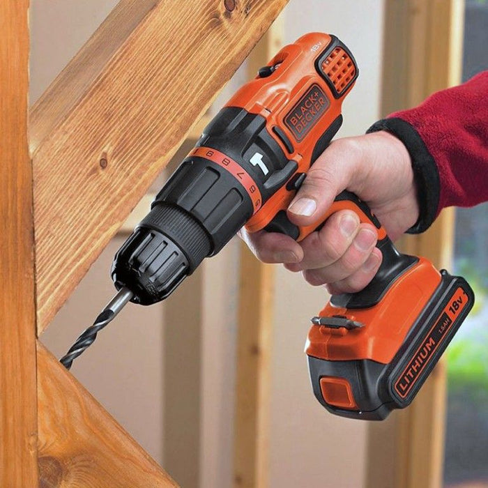 BLACK&DECKER BDCH188N-XJ CORDLESS IMPACT DRILL 18 V, 38.00 nm, WITHOUT BATTERY AND CHARGER
