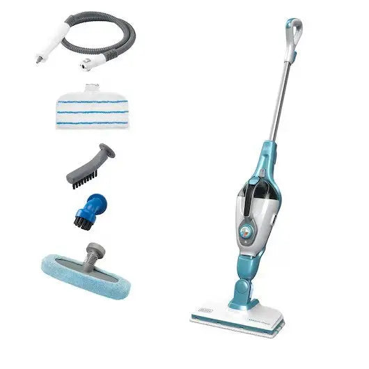 Black & Decker FSMH1321 steam cleaner Steam mop 0.5 L 1300 W Blue White - Steam mopsAGD-MOP<<<Home Appliance