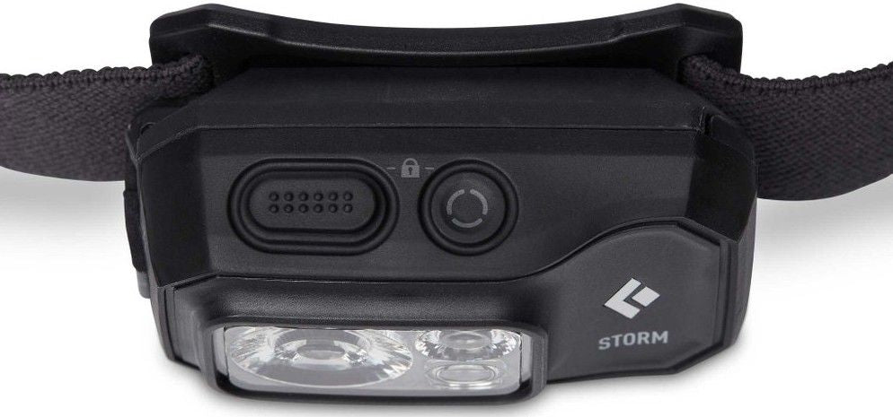 Black Diamond Storm 450 Black, Red Headband flashlight
