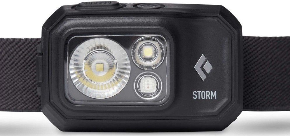 Black Diamond Storm 450 Black, Red Headband flashlight