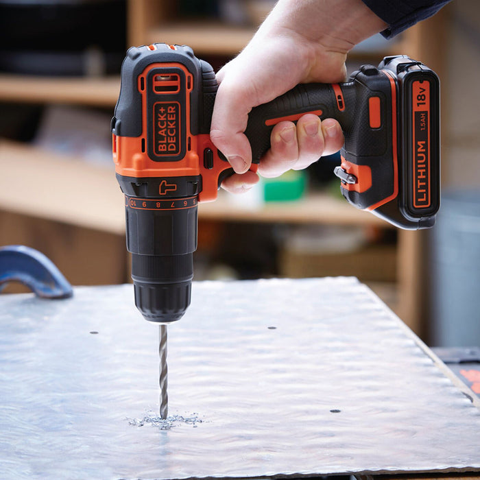 BLACK&DECKER BCK24D1M1SB-QW 18 V CORDLESS BRUSHLESS KIT, NUMBER OF BATTERIES 2, 2.00 Ah
