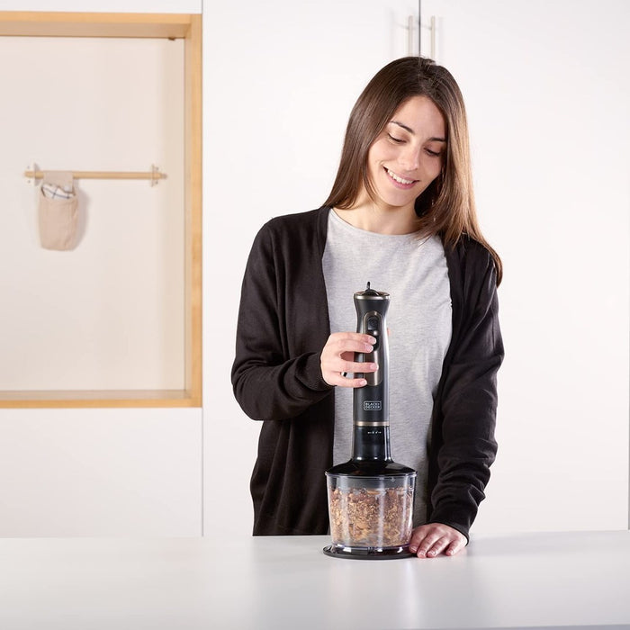 Immersion blender Black+Decker BXHBA800E (800W; black)