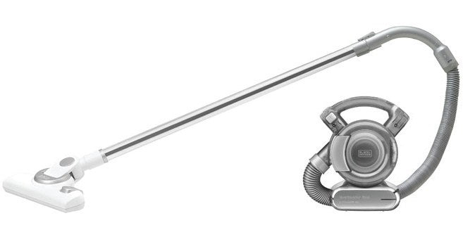 Black & Decker PD1820LF handheld vacuum Black, Chrome Bagless