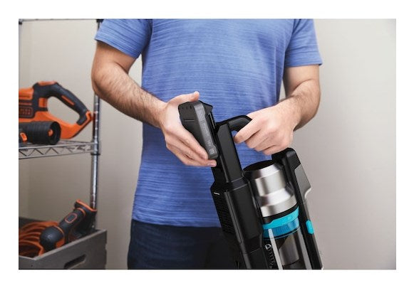 Black & Decker BSV520BRB-QW stick vacuum/electric broom Battery Dry Bagless 0.65 L Blue 2 Ah