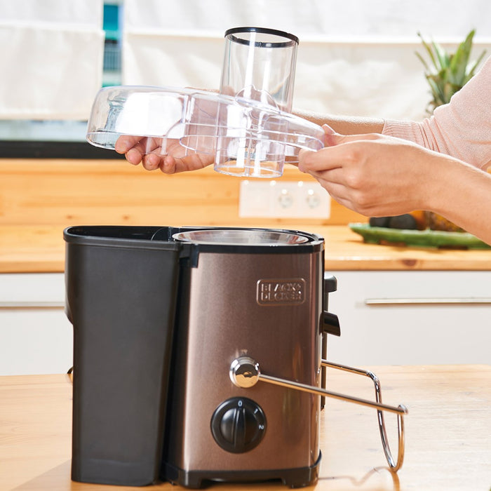 Juicer Black+Decker BXJE600E  (600W; black)