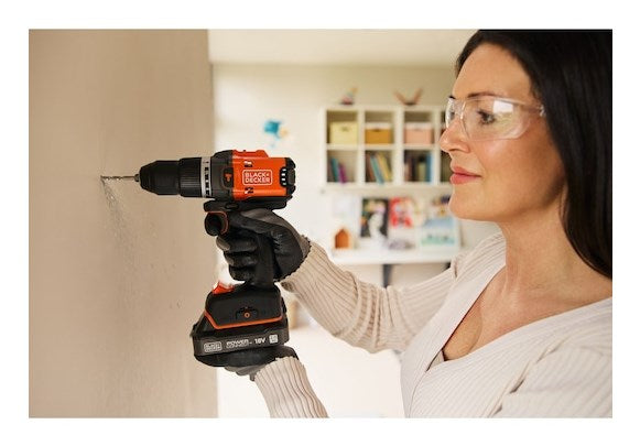 Black & Decker BLD683XN-XJ drill 1800 RPM 1 kg Black, Orange
