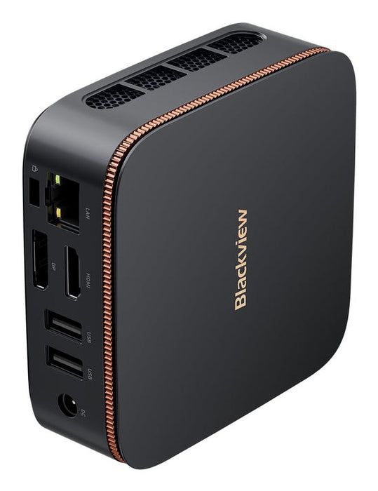 Blackview MP20 Mini PC with Ryzen 3 3300U, 8GB RAM, 256GB SSD, Windows 11 Pro, black