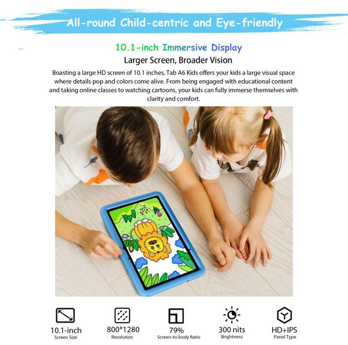 Tablet BLACKVIEW TAB A6 KIDS WI-FI 128/4 BLUE WI-FI, 128 GB, 10.1 ", RAM 4 GB