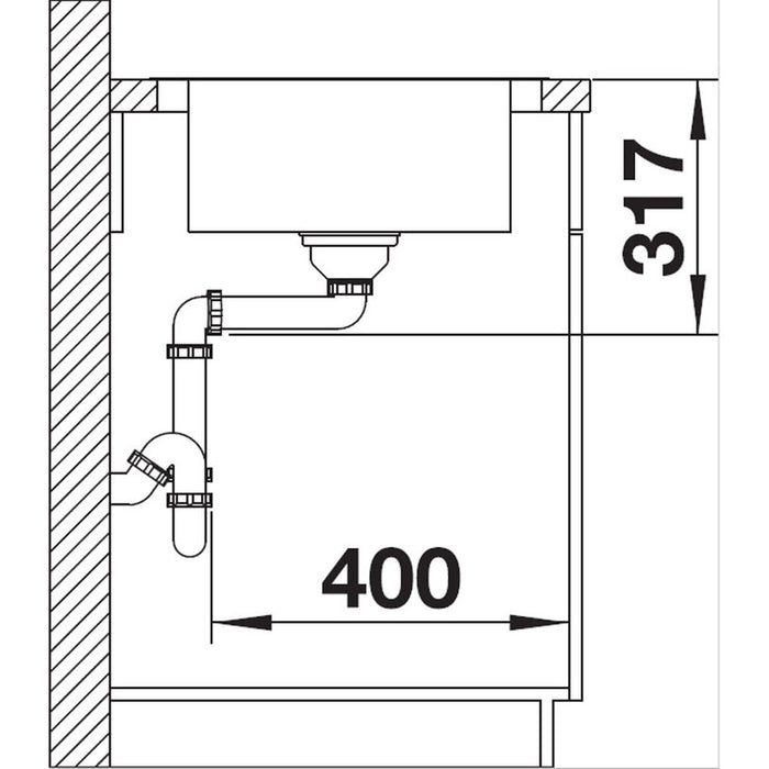 KITCHEN SINK BLANCO DINAS XL6S 78X50 CM.