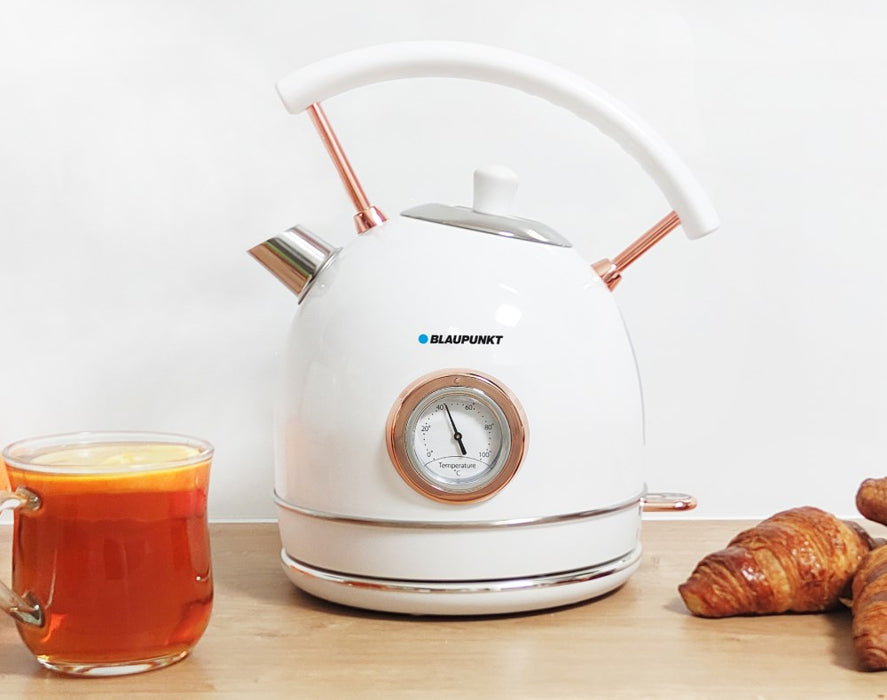 Electric kettle Blaupunkt EKS802WH, 1,8L, 3000 W, White