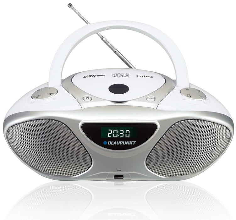 Blaupunkt BB14WH CD player CD recorder Silver, White