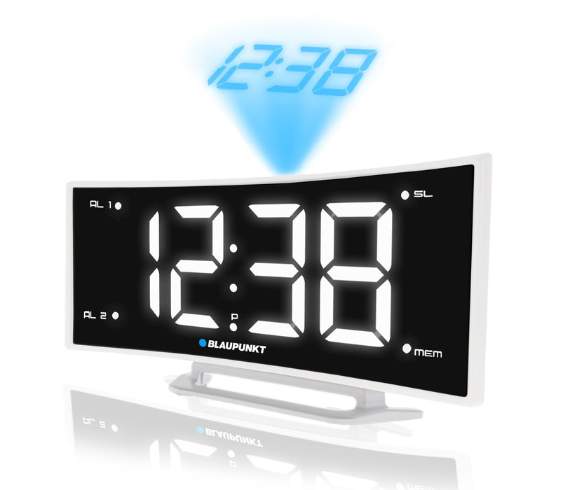 Blaupunkt CRP7WH radio Clock Black, White