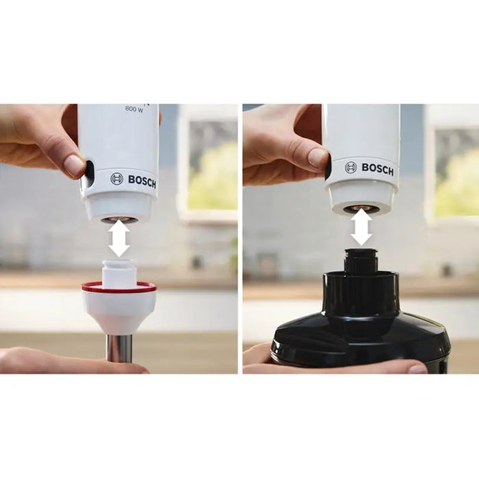 BLENDER BOSCH MSM4W421 WHITE 800 W - Пасатори<<<Домакински електроуреди<<<Мебели и интериор<<<Praktiker&&&Кухненски