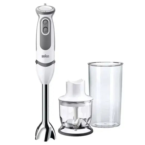 Blender with mini chopper BRAUN MultiQuick 5 Vario MQ 5020 Pasta White - Пасатори<<<Уреди за кухня<<<Малки
