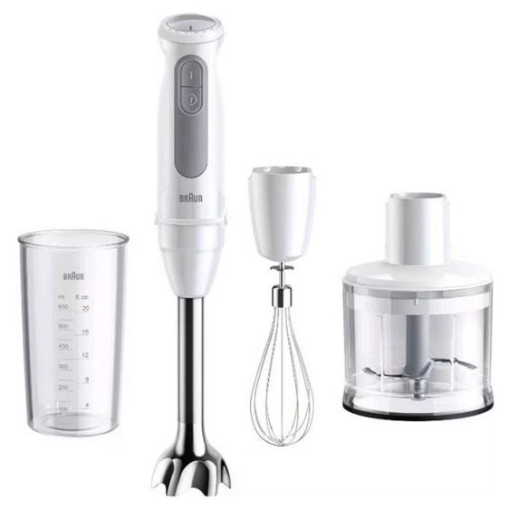 Blender with mini chopper BRAUN Multiquick 5 Vario MQ50236MWH - Пасатори<<<Уреди за кухня<<<Малки
