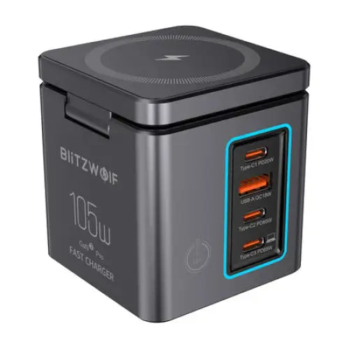 Blitzwolf BW-i113 GaN USB-A 3xUSB-C 105W mains charger - mains chargers<<<Chargers<<<GSM Accessories<<<InnproXML