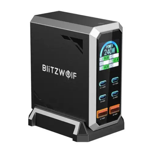 Blitzwolf BW-S31 2xUSB-A 4xUSB-C PD 240W network charger. - mains chargers<<<Chargers<<<GSM Accessories<<<InnproXML