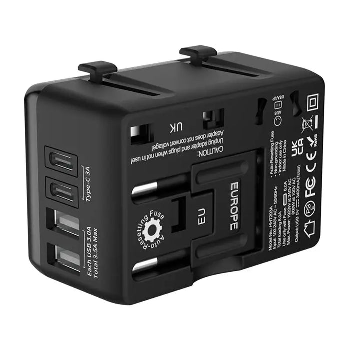 Blitzwolf BW-TA1 4-in-1 Travel Adapter 2xUSB + C + PD 20W - Adapters connectors and converters<<<IT