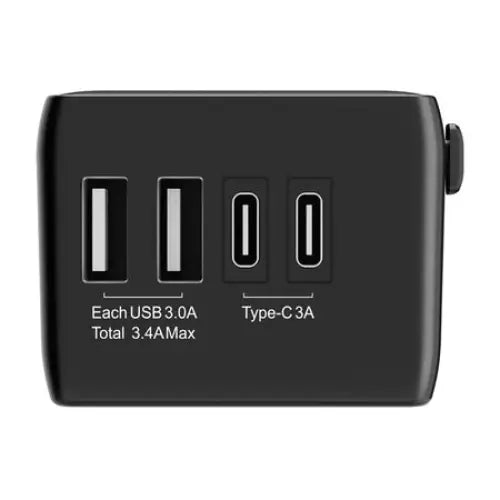 Blitzwolf BW-TA1 4-in-1 Travel Adapter 2xUSB + C + PD 20W - Adapters connectors and converters<<<IT