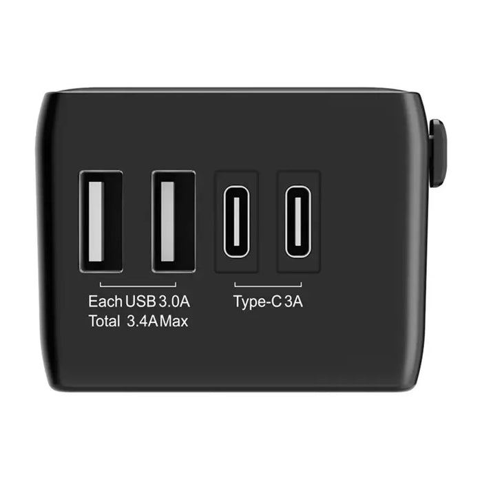 Blitzwolf BW-TA1 4-in-1 Travel Adapter 2xUSB + C + PD 20W - Adapters connectors and converters<<<IT
