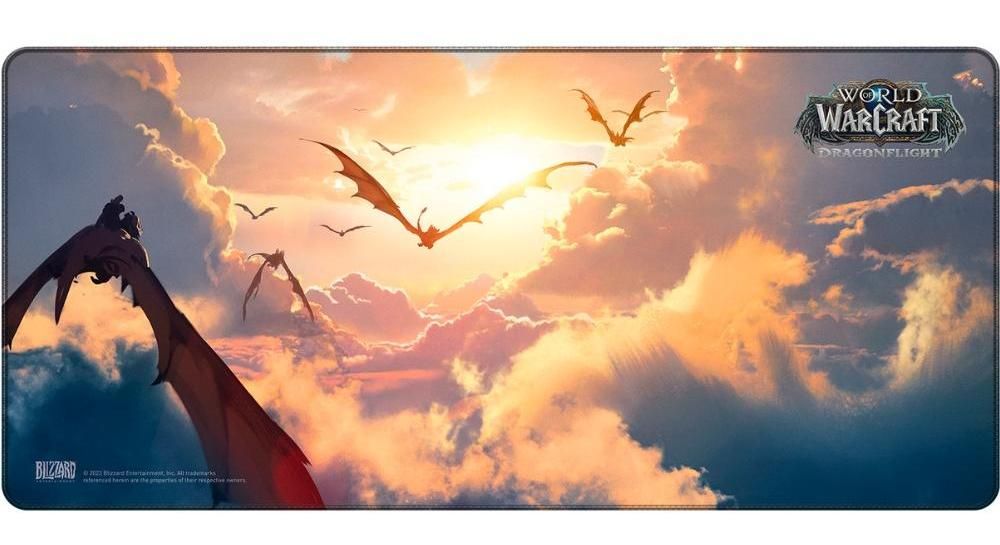 World Of WarCraft Dragonflight Gaming Pad - Clouds, XL