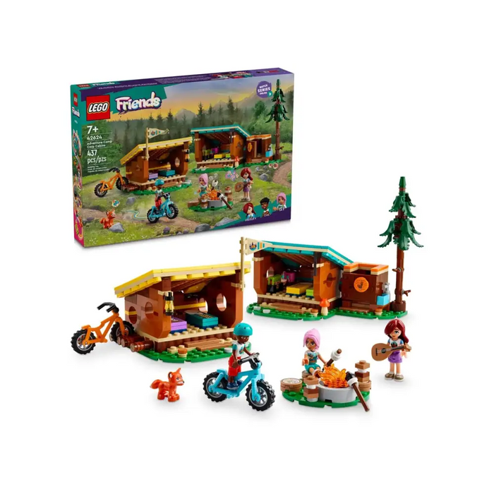 Blocks LEGO FRIENDS 42624 Adventure Camp Cozy Cabins - LEGOKLO-LEG<<<Construction