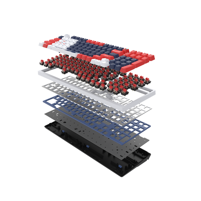 A4tech Gaming mechanical keyboard Bloody Sports Navy S98 BLMS RGB Backlit red switch, USB