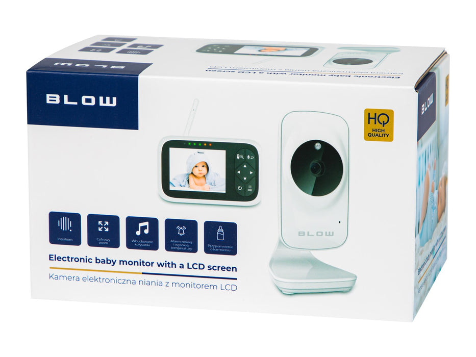 BLOW electronic baby monitor with 3.2" LCD monitor