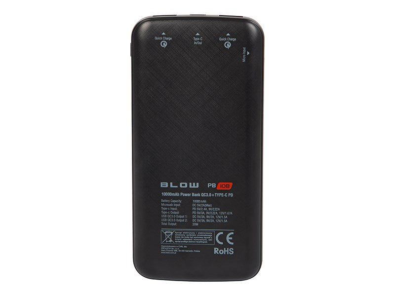 Power Bank 10000mAh QC 20W PB10B