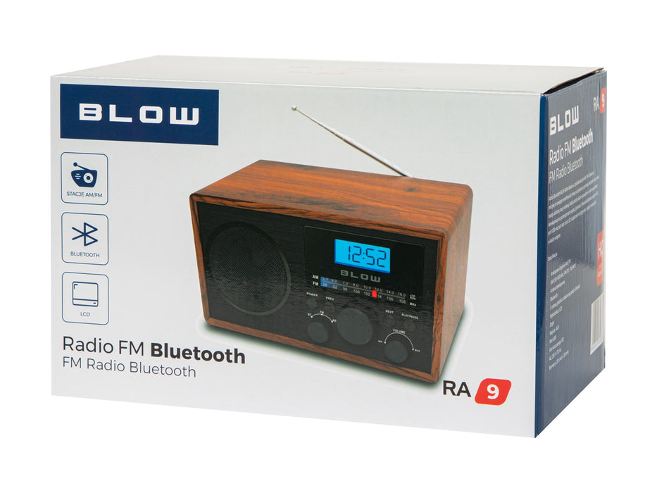 Portable analog AM/FM radio BLOW RA9 V.2"