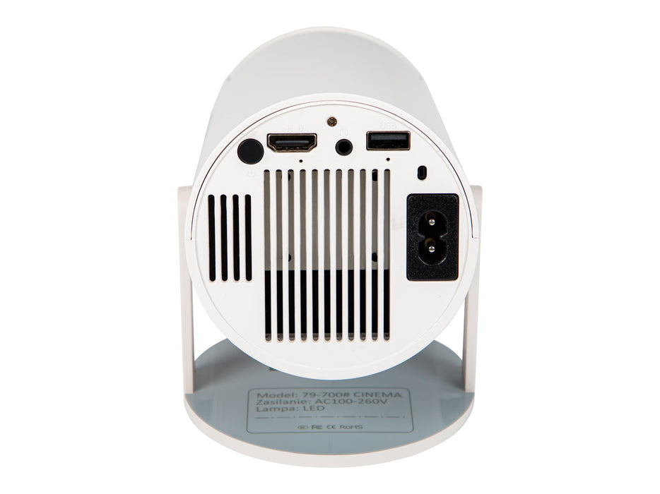 BLOW AndroidTV HD Cinema WHITE Portable Projector