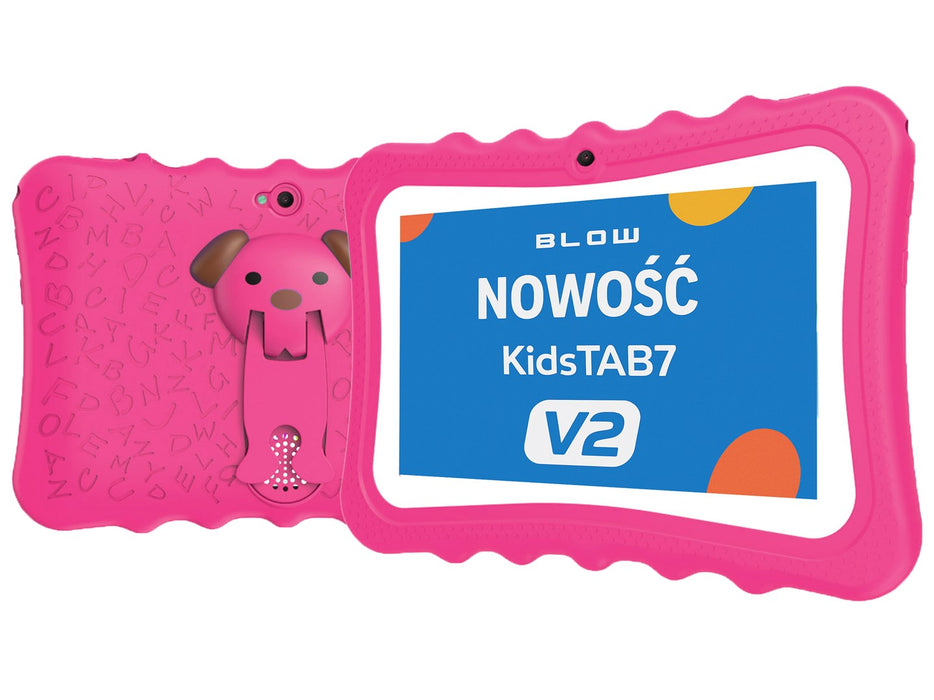Tablet KidsTAB7 V2 BLOW 4/32GB różowe etui 2MP