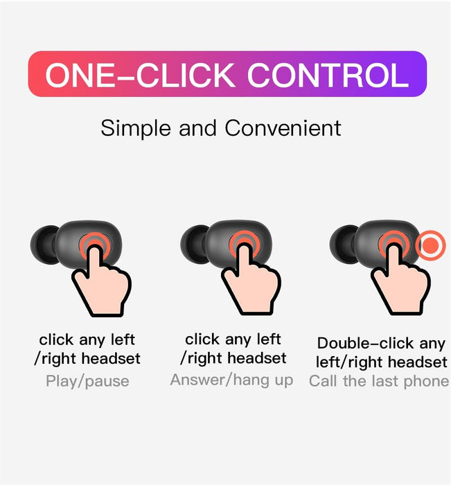 Bluedio T-elf Wireless bluetooth headset TWS stereo microphone with Powerbank - Wireless Earphones and Headphones