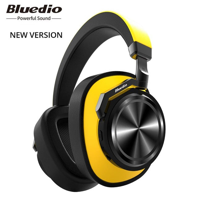 Bluedio T6 Bluetooth 5.0 ANC Foldable Wireless Headphones - Wireless Earphones