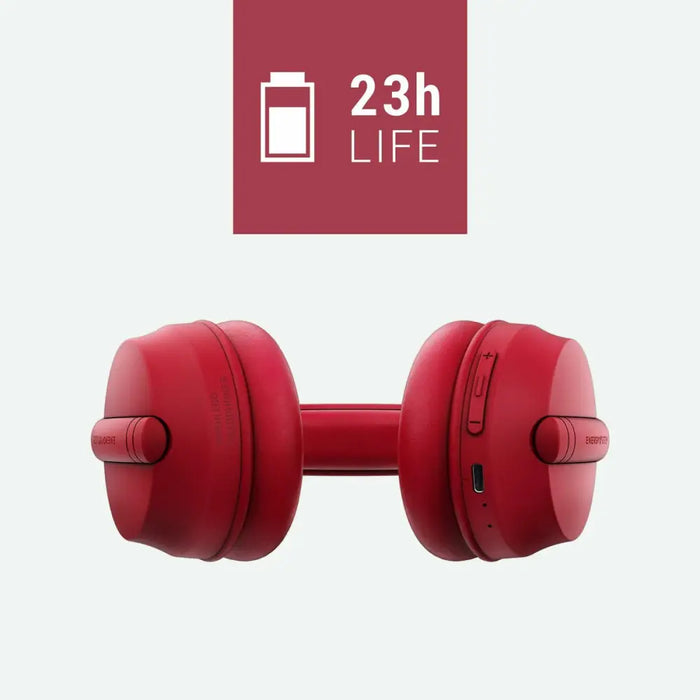 Bluetooth Headband Headphones Energy Sistem 457557 Red - Електроника Периферни и резервни части<<<Компютри|