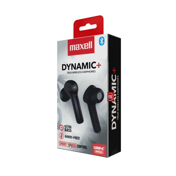 Bluetooth headphones MAXELL Dynamic Docking box True Wireless Black - Bluetooth слушалки<<<Мобилни телефони и