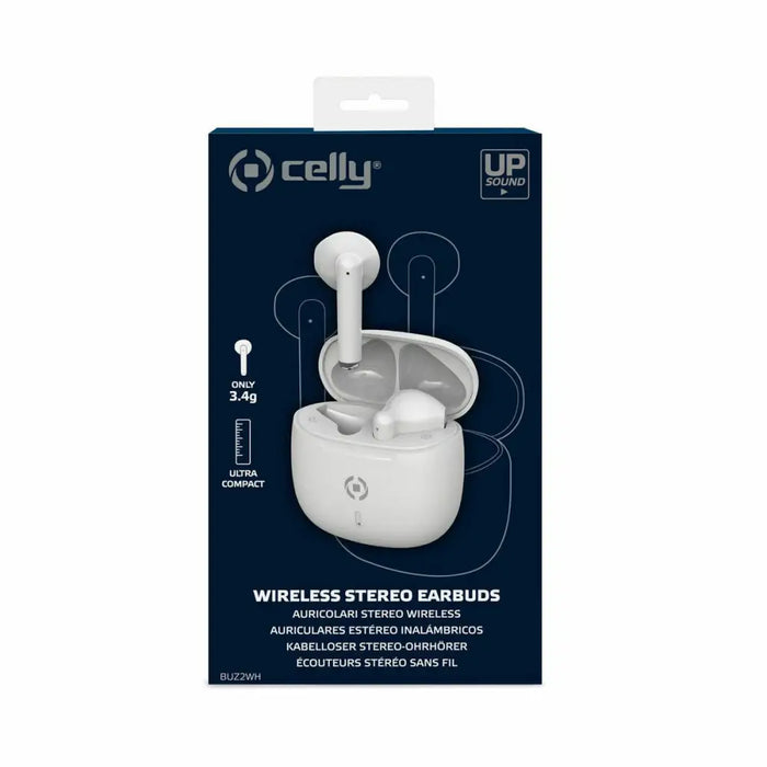 Bluetooth Headset with Microphone Celly BUZ2 White - Електроника Периферни и резервни части<<<Компютри|