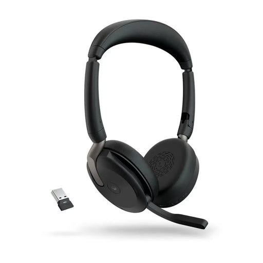 Bluetooth Headset with Microphone Jabra Evolve2 65 Flex Black - Електроника Телефони и таблети<<<Компютри|