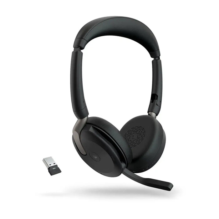 Bluetooth Headset with Microphone Jabra Evolve2 65 Flex Black - Електроника Телефони и таблети<<<Компютри|