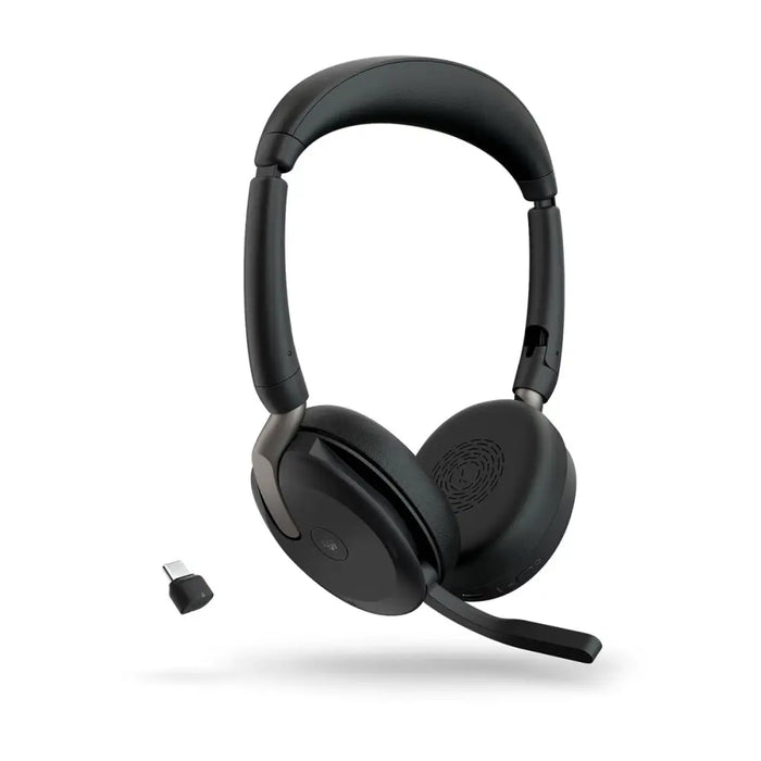 Bluetooth Headset with Microphone Jabra Evolve2 65 Flex Black - Електроника Телефони и таблети<<<Компютри|