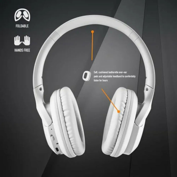 Bluetooth Headset with Microphone NGS ARTICAGREEDWHITE White - Електроника Звук<<<Компютри|
