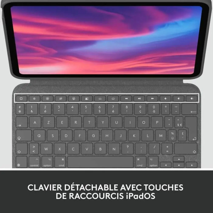 Bluetooth Keyboard with Support for Tablet Logitech Combo Touch Grey French AZERTY - Аксесоари за таблети<<<Опции и