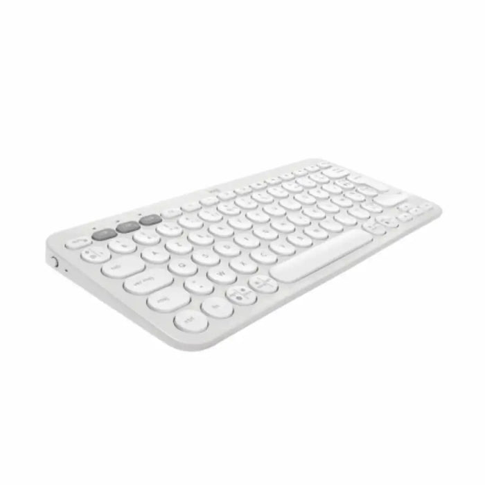 Bluetooth Keyboard with Support for Tablet Logitech K380 French White AZERTY - Електроника Периферни и резервни