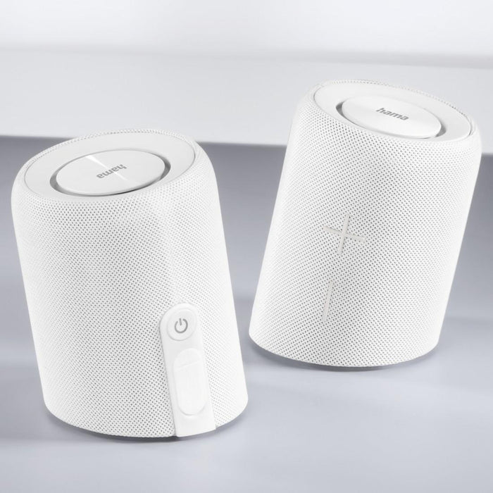 Bluetooth speaker HAMA Twin 3.0 30 W White 188223 - Преносими тонколони<<<Електроника и роботика<<<ValiAPI