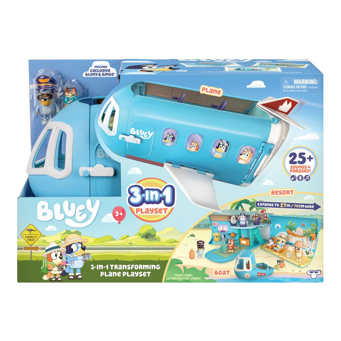 Playset Bluey Transforming Plane