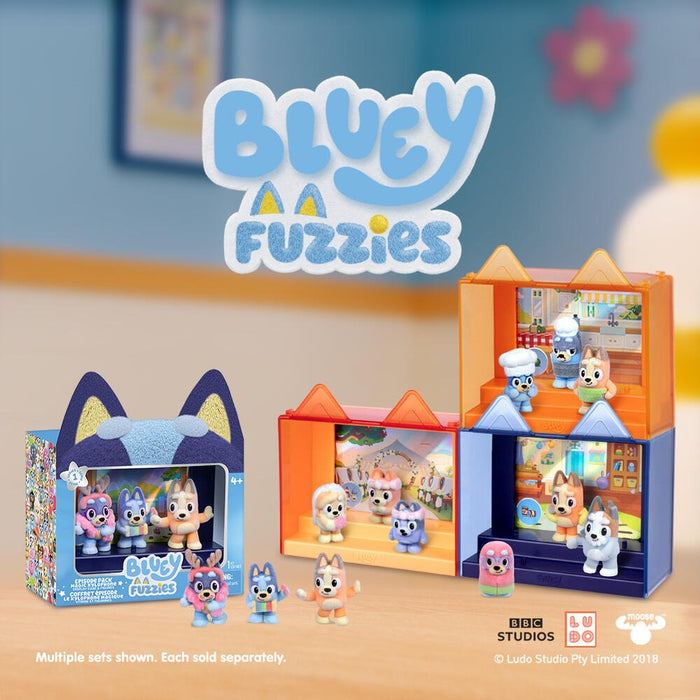 Moose Bluey - Fuzzies figurine set, 2 pieces, series 1, assortment