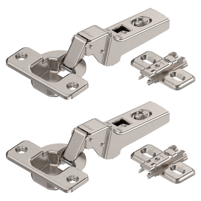 HINGE SEMI-COVERED EDGE (MIDDLE SHOULDER) 2 PCS BLUM CLIP 71M2650